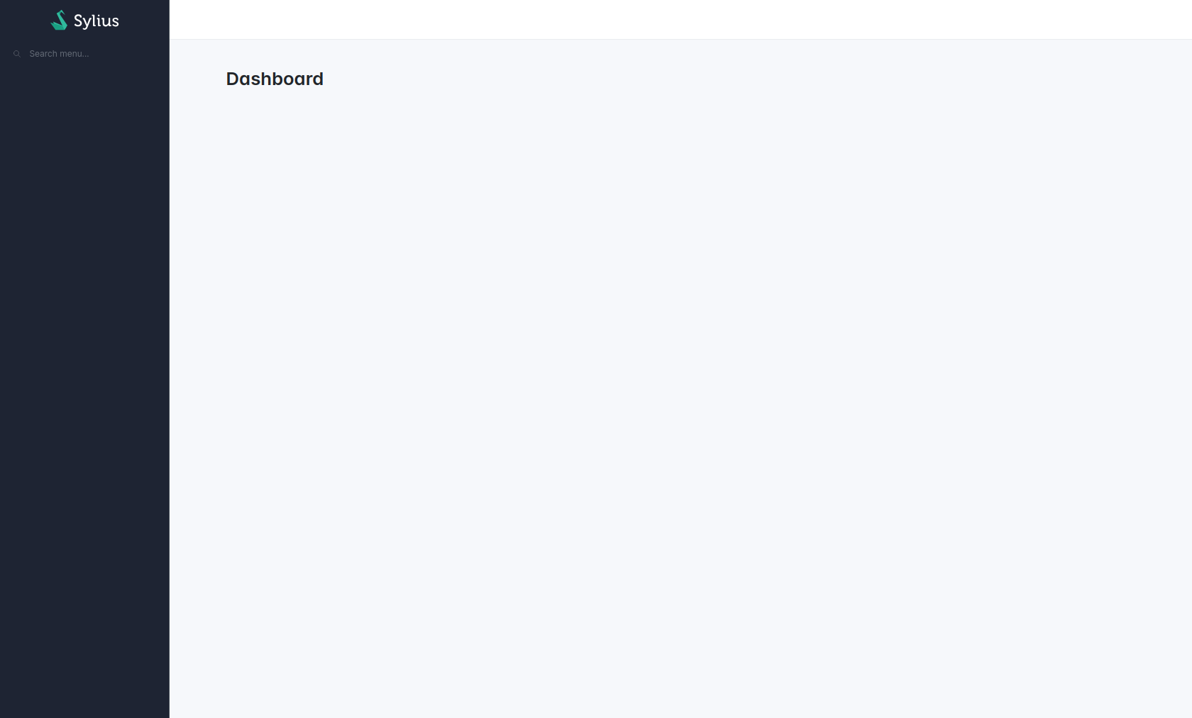 Admin dashboard overview